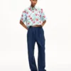 Camisas de manga corta «Kenzo Tulip» en popelín de algodón Camisas de manga corta «Kenzo Tulip» en popelín de algodón