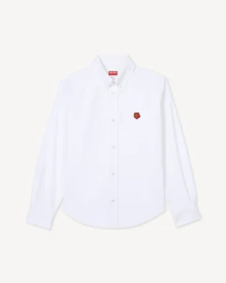 Camisas entalladas «Boke Flower» en algodón Oxford