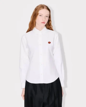 Camisas entalladas «Boke Flower» en algodón Oxford