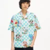 Camisas hawaianas de manga corta «Kenzo Cartoon» en algodón seersucker Camisas hawaianas de manga corta «Kenzo Cartoon» en algodón seersucker