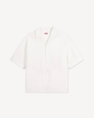Camisas hawaianas de manga corta «Kenzo Tiger» en jacquard de algodón