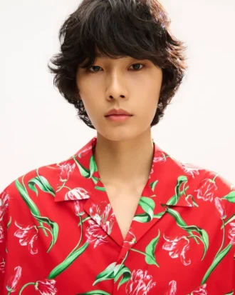 Camisas hawaianas de manga corta «Kenzo Tulip» de algodón