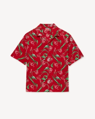Camisas hawaianas de manga corta «Kenzo Tulip» de algodón