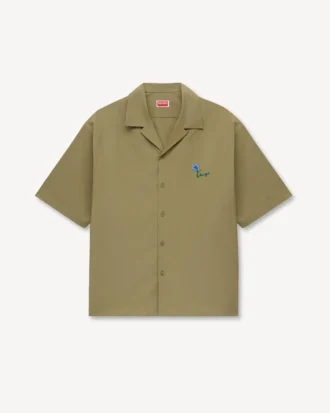 Camisas hawaianas de manga corta «Kenzo Tulip» en popelín de algodón