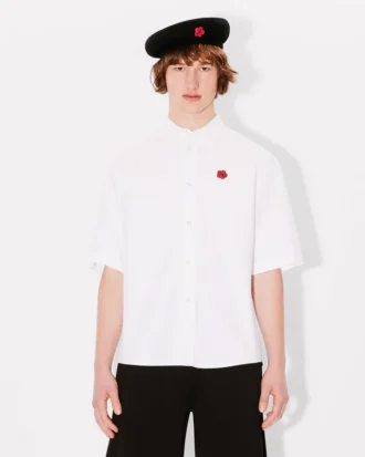 Camisas informales con bordado «Boke Flower»