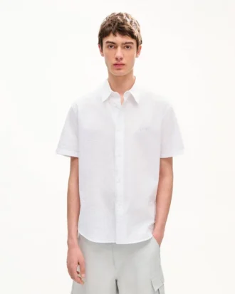 Camisas informales de manga corta «Kenzo Signature» en algodón seersucker