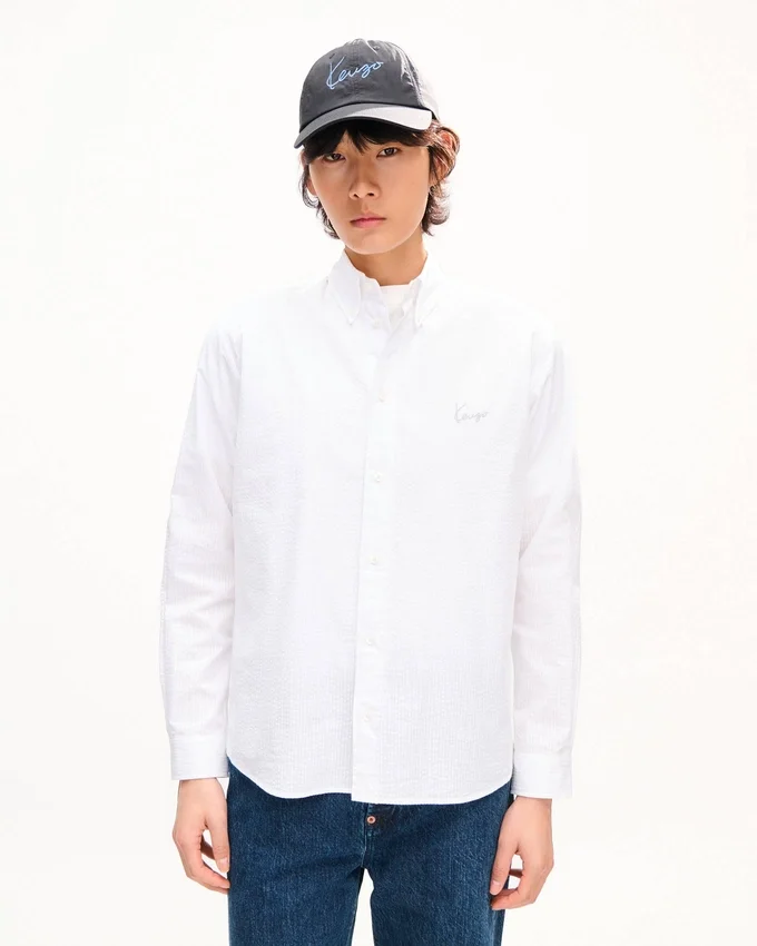 Camisas informales «Kenzo Signature» de algodón seersucker Camisas informales «Kenzo Signature» de algodón seersucker