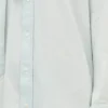 Camisas oversize con lazo en cambray Stone Bleach Camisas oversize con lazo en cambray Stone Bleach