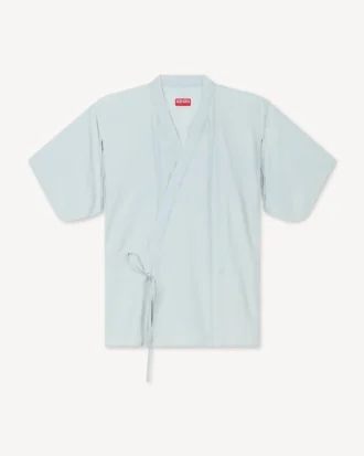 Camisas tipo kimono holgadas en cambray Stone Bleach