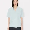 Camisas tipo kimono holgadas en cambray Stone Bleach