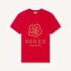 Camiseta ajustada de algodón con bordado «Boke Flower» Camiseta ajustada de algodón con bordado «Boke Flower»