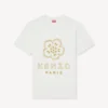 Camiseta ajustada de algodón con bordado «Boke Flower» Camiseta ajustada de algodón con bordado «Boke Flower»
