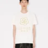 Camiseta ajustada de algodón con bordado «Boke Flower» Camiseta ajustada de algodón con bordado «Boke Flower»