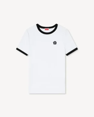 Camiseta bordada «Boke Flower 2.0» de algodón