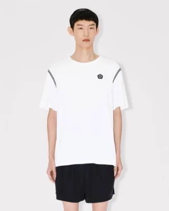Camiseta bordada «Boke Flower 2.0» de algodón