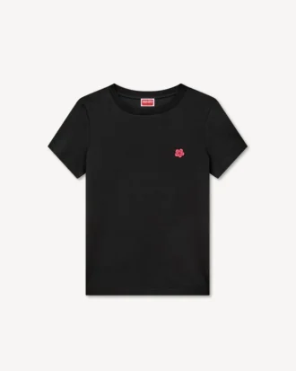 Camiseta bordada «Boke Flower» de algodón