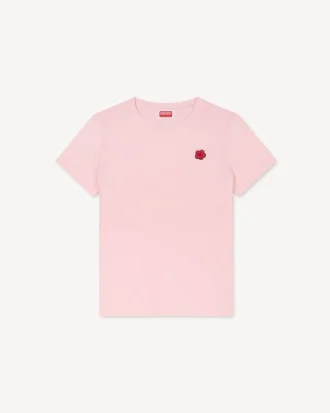 Camiseta bordada «Boke Flower» de algodón