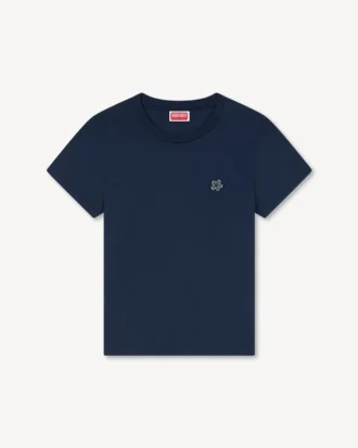 Camiseta bordada «Boke Flower» de algodón