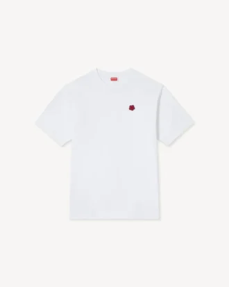 Camiseta bordada «Boke Flower» de algodón
