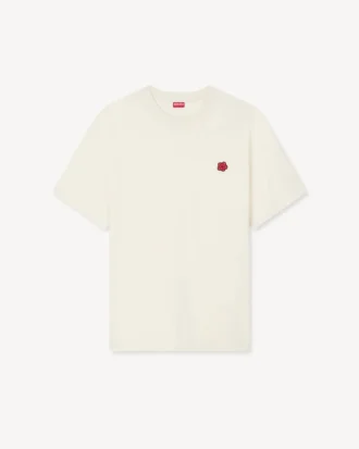Camiseta bordada «Boke Flower» de algodón