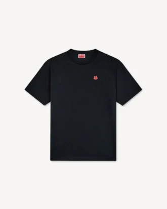 Camiseta bordada «Boke Flower» de algodón