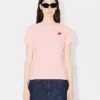 Camiseta bordada «Boke Flower» de algodón Camiseta bordada «Boke Flower» de algodón