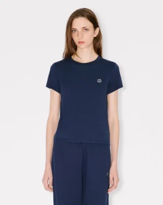Camiseta bordada «Boke Flower» de algodón