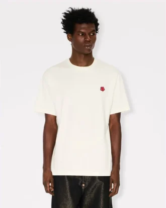 Camiseta bordada «Boke Flower» de algodón