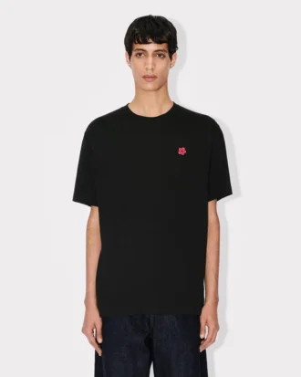 Camiseta bordada «Boke Flower» de algodón
