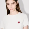Camiseta bordada «Boke Flower» de algodón Camiseta bordada «Boke Flower» de algodón