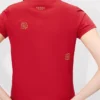 Camiseta bordada con motivos «Boke Flower» en algodón Camiseta bordada con motivos «Boke Flower» en algodón