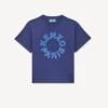 Camiseta bordada de algodón