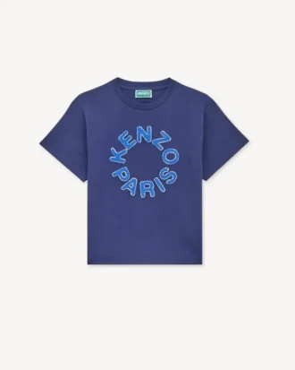 Camiseta bordada de algodón