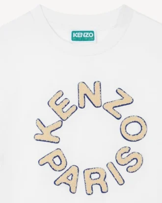 Camiseta bordada de algodón