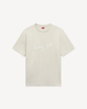 Camiseta bordada «Kenzo Signature» de algodón