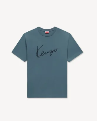 Camiseta bordada «Kenzo Signature» de algodón