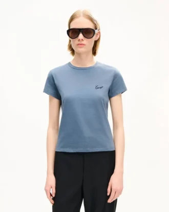 Camiseta bordada «Kenzo Signature» de algodón