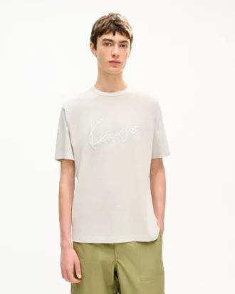 Camiseta bordada «Kenzo Signature» de algodón