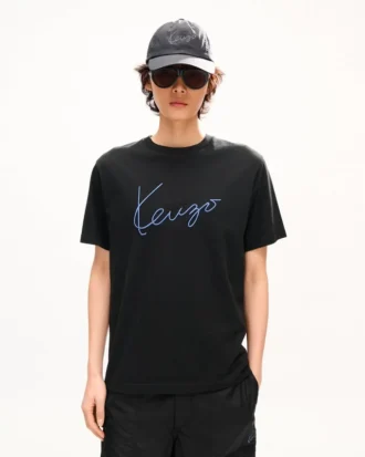 Camiseta bordada «Kenzo Signature» de algodón