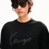 Camiseta bordada «Kenzo Signature» en lana merina Camiseta bordada «Kenzo Signature» en lana merina