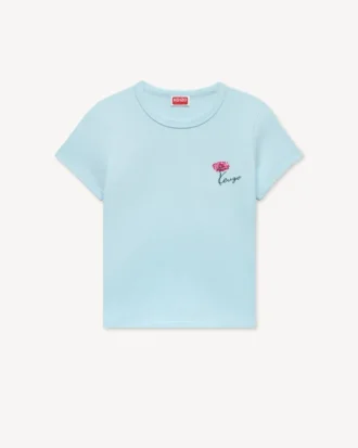 Camiseta bordada «Kenzo Tulip» de algodón