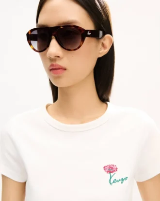 Camiseta bordada «Kenzo Tulip» de algodón Camiseta bordada «Kenzo Tulip» de algodón