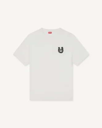 Camiseta bordada «Lunar New Year» de algodón Camiseta bordada «Lunar New Year» de algodón