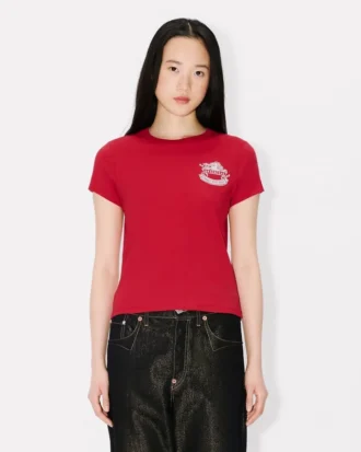Camiseta bordada «Lunar New Year» de algodón