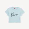 Camiseta corta bordada «Kenzo Signature» de algodón Camiseta corta bordada «Kenzo Signature» de algodón