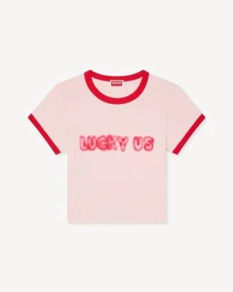 Camiseta corta «Kenzo Words» de algodón