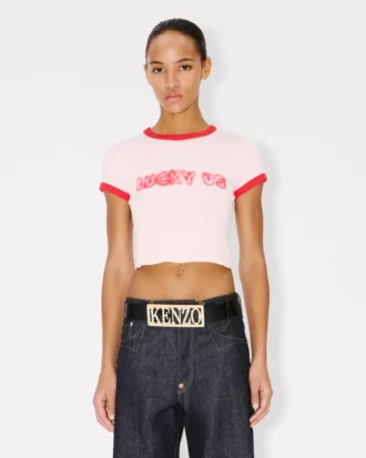Camiseta corta «Kenzo Words» de algodón