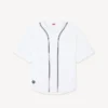 Camiseta de béisbol de manga corta «Boke Flower 2.0» en popelín de algodón Camiseta de béisbol de manga corta «Boke Flower 2.0» en popelín de algodón