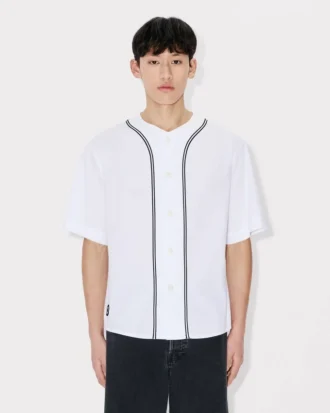 Camiseta de béisbol de manga corta «Boke Flower 2.0» en popelín de algodón