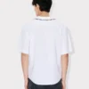 Camiseta de béisbol de manga corta «Boke Flower 2.0» en popelín de algodón Camiseta de béisbol de manga corta «Boke Flower 2.0» en popelín de algodón